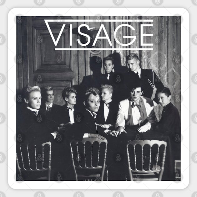 Visage Sticker by Timeless Chaos